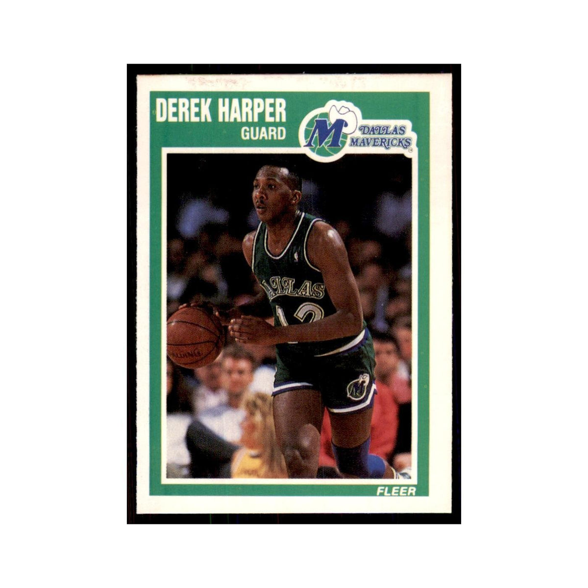 1989 Fleer Derek Harper Basketball Cards #35