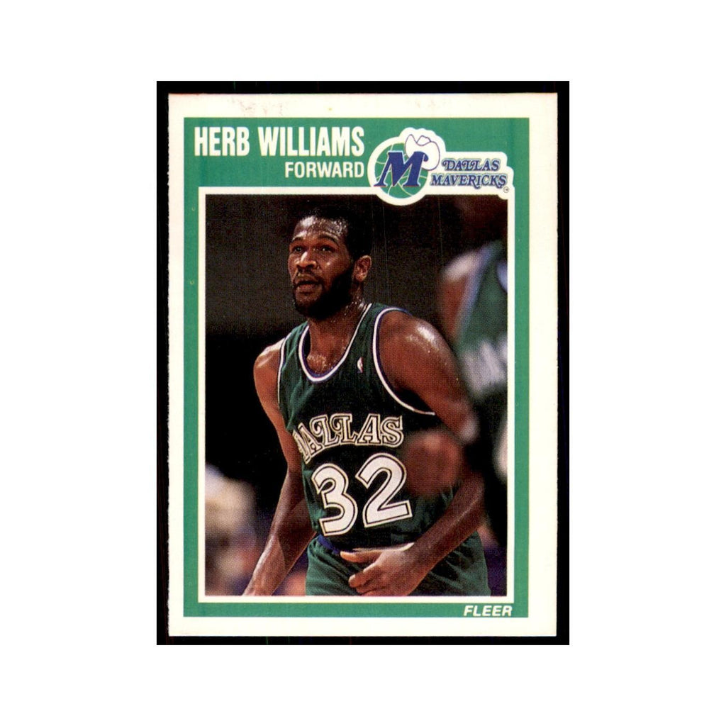 1989 Fleer Herb Williams Basketball Cards #37