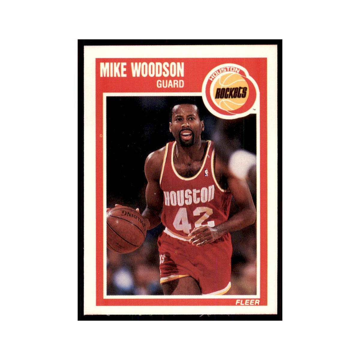 1989 Fleer Mike Woodson Basketball Cards #63