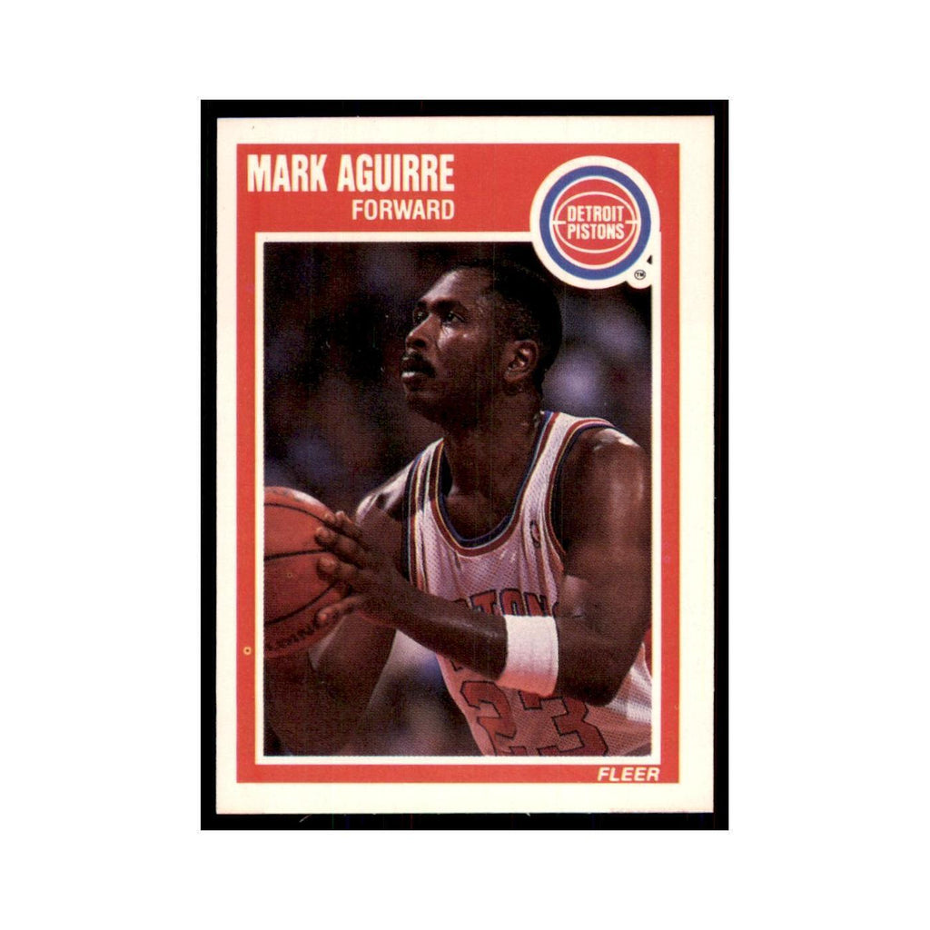 1989 Fleer Mark Aguirre Basketball Cards #44
