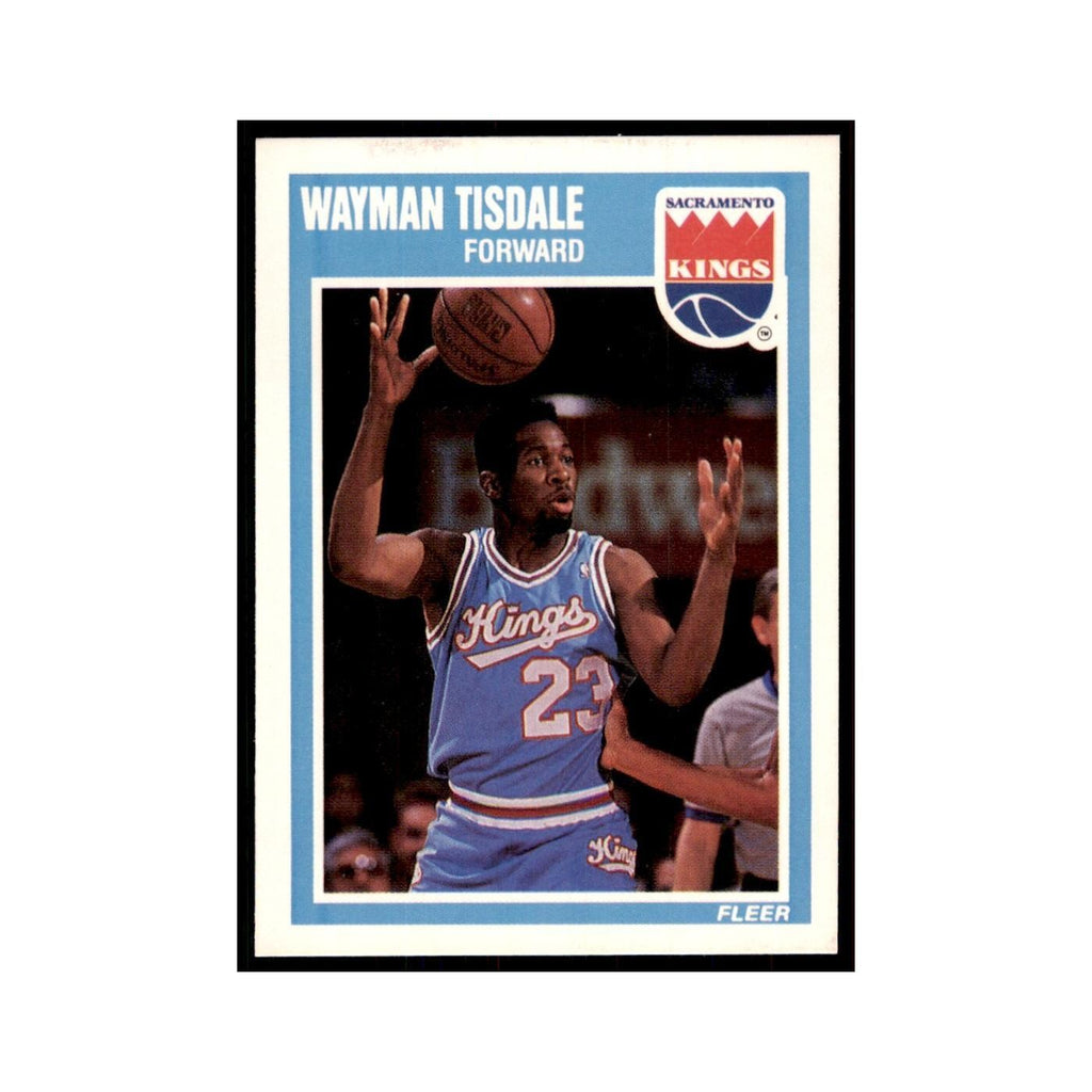 1989 Fleer Wayman Tisdale Basketball Cards #139