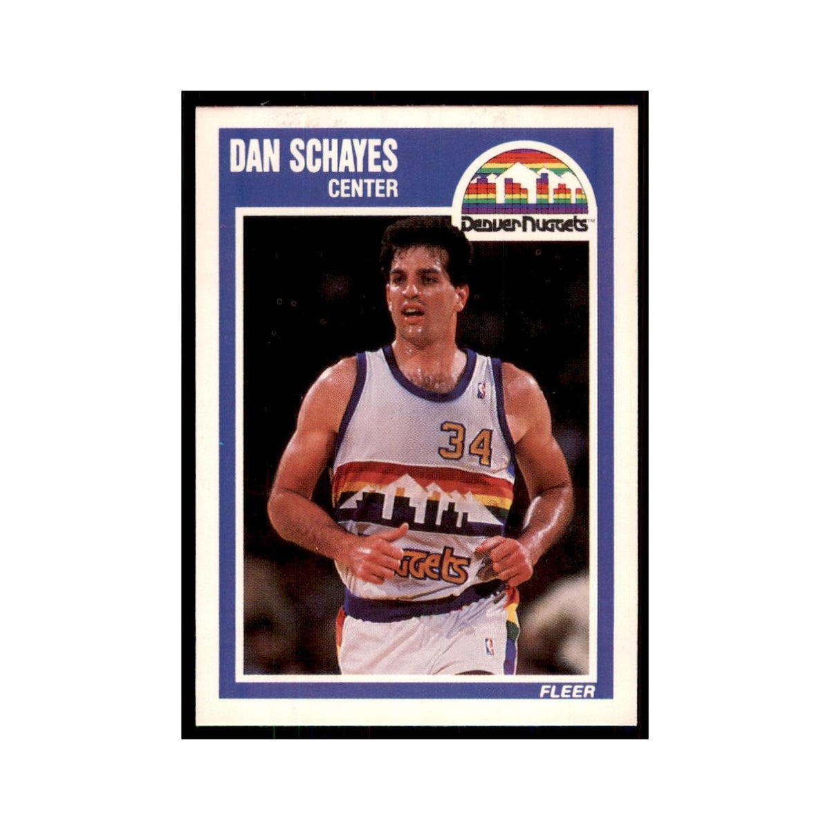 1989 Fleer Dan Schayes Basketball Cards #43