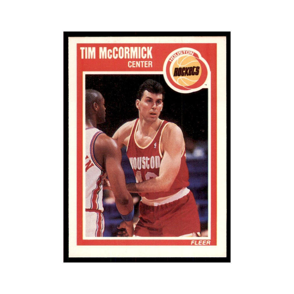 1989 Fleer Tim McCormick Basketball Cards #60