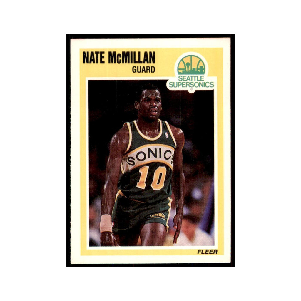 1989 Fleer Nate McMillan Basketball Cards #150