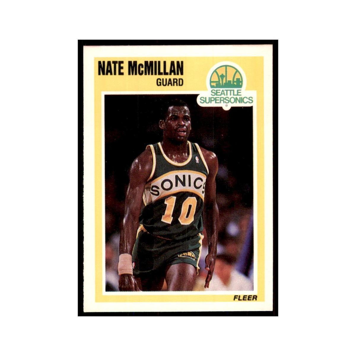 1989 Fleer Nate McMillan Basketball Cards #150
