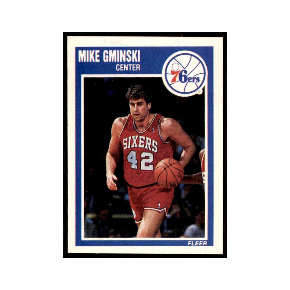 1989 Fleer Mike Gminski Basketball Cards #116