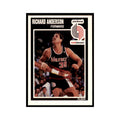 1989 Fleer Richard Anderson Basketball Cards #126