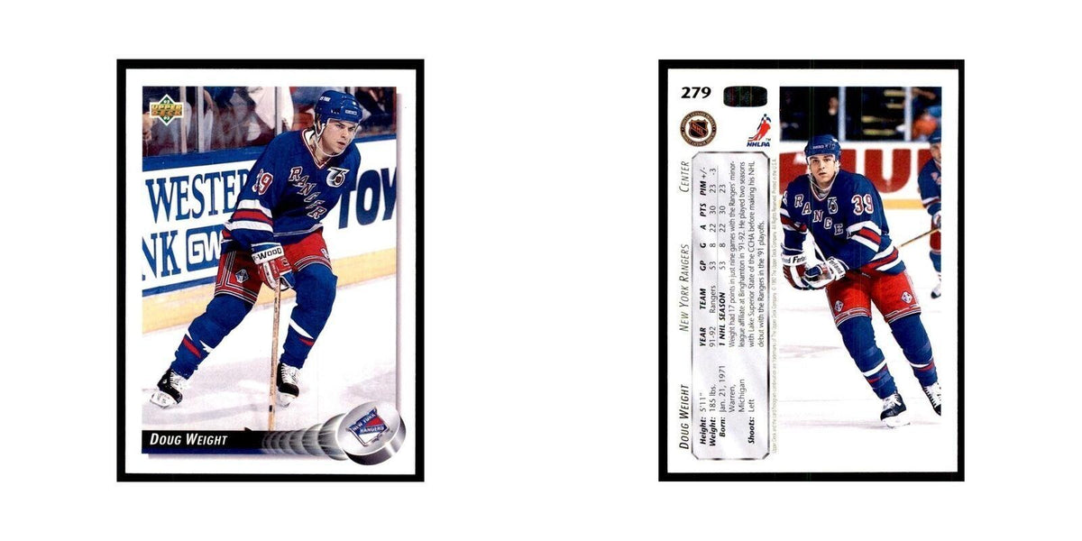 1992 Upper Deck Doug Weight Hockey Cards #279