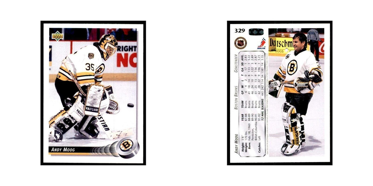 1992 Upper Deck Andy Moog Hockey Cards #329