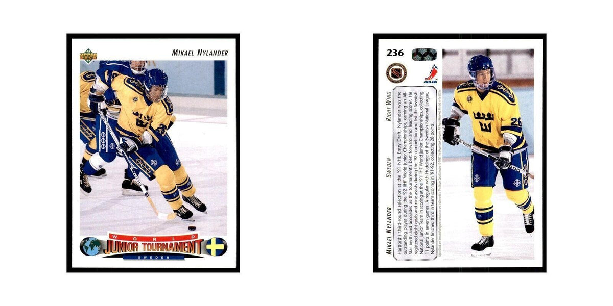 1992 Upper Deck Michael Nylander Hockey Cards #236