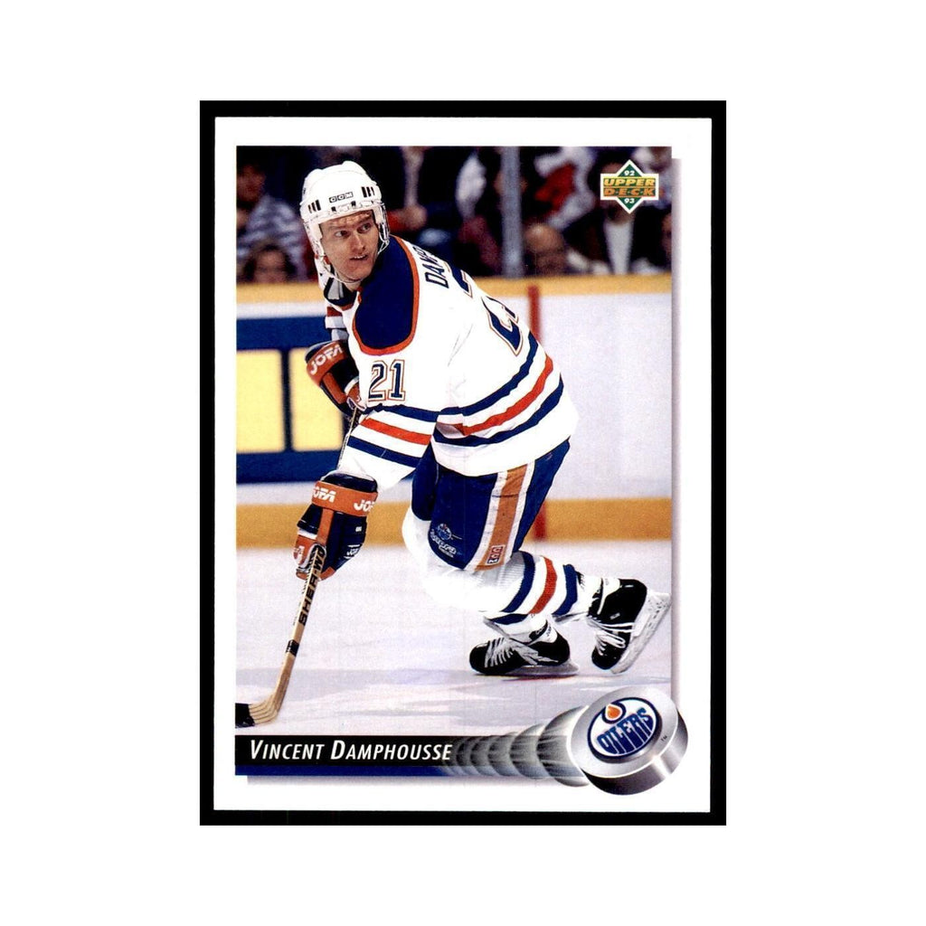 1992 Upper Deck Vincent Damphousse Hockey Cards #307