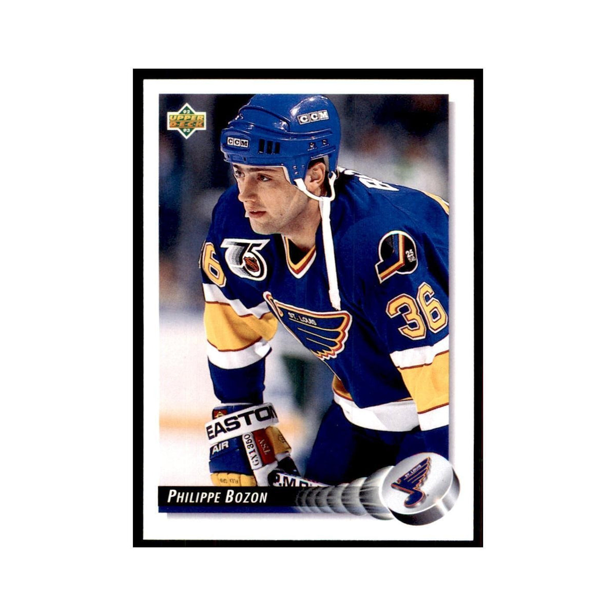 1992 Upper Deck Philippe Bozon Hockey Cards #283