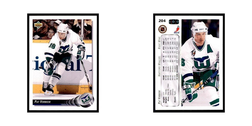 1992 Upper Deck Pat Verbeek Hockey Cards #204