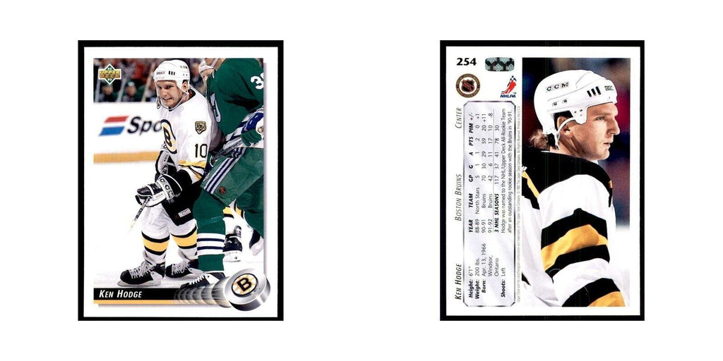 1992 Upper Deck Ken Hodge Hockey Cards #254