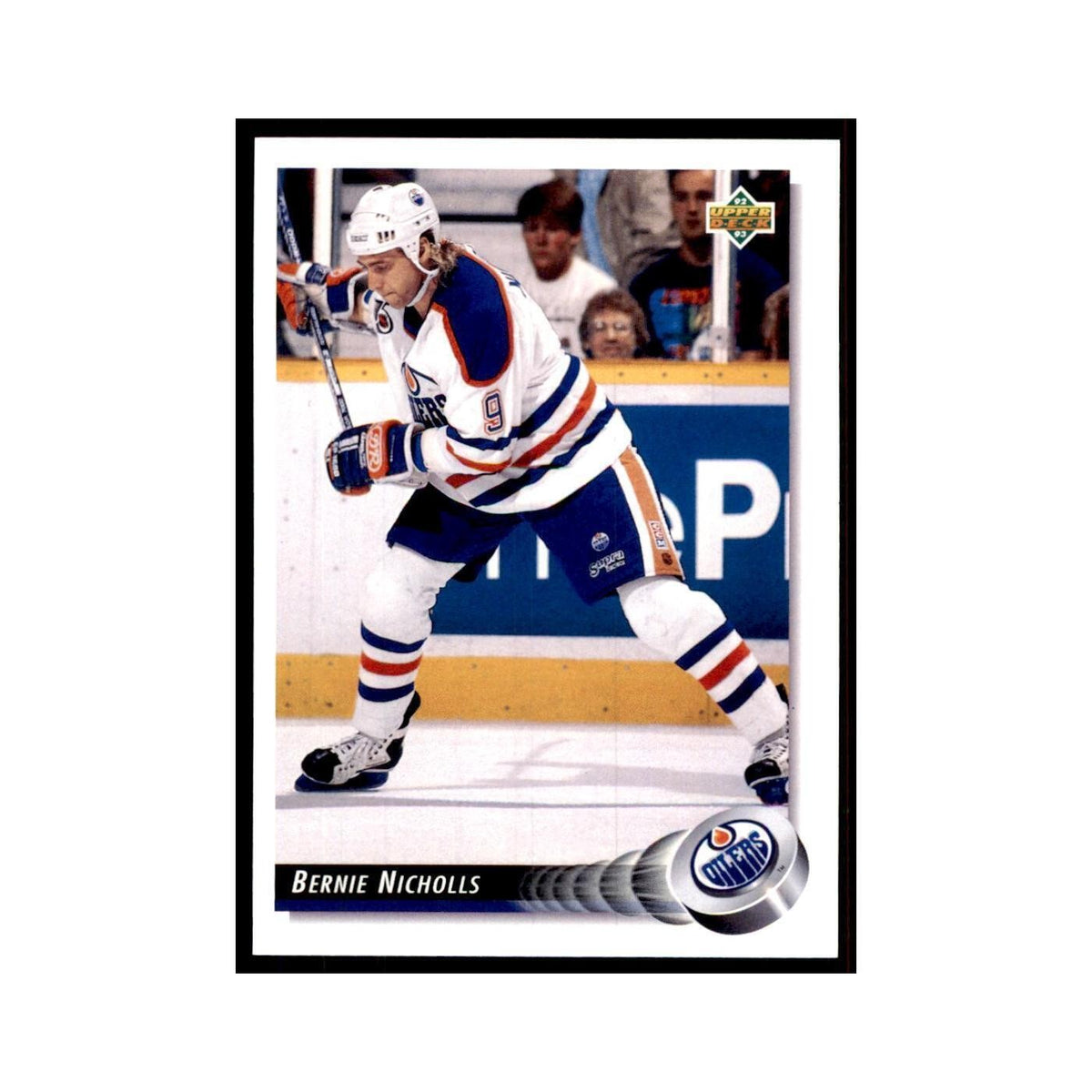 1992 Upper Deck Bernie Nicholls Hockey Cards #290