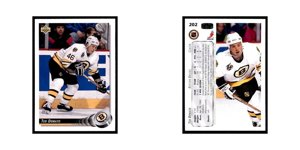 1992 Upper Deck Ted Donato Hockey Cards #202