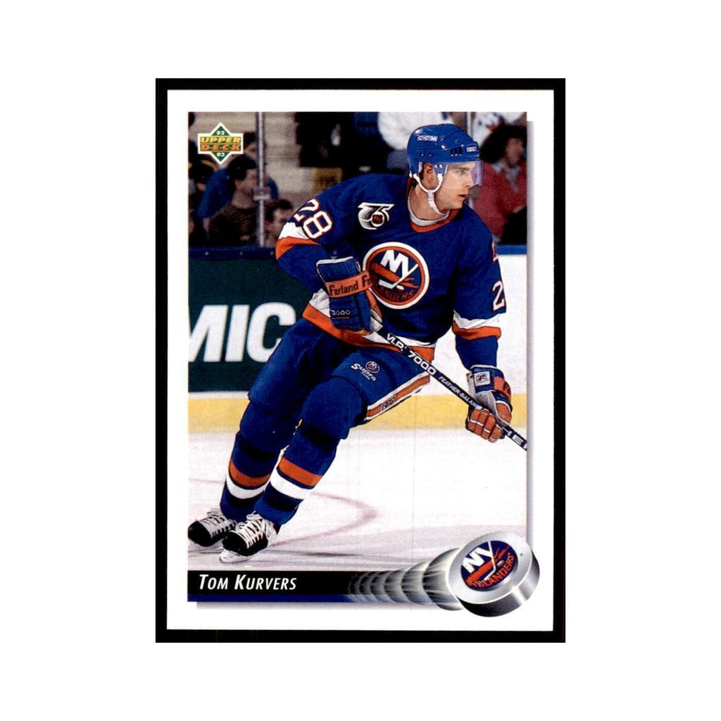 1992 Upper Deck Tom Kurvers Hockey Cards #292