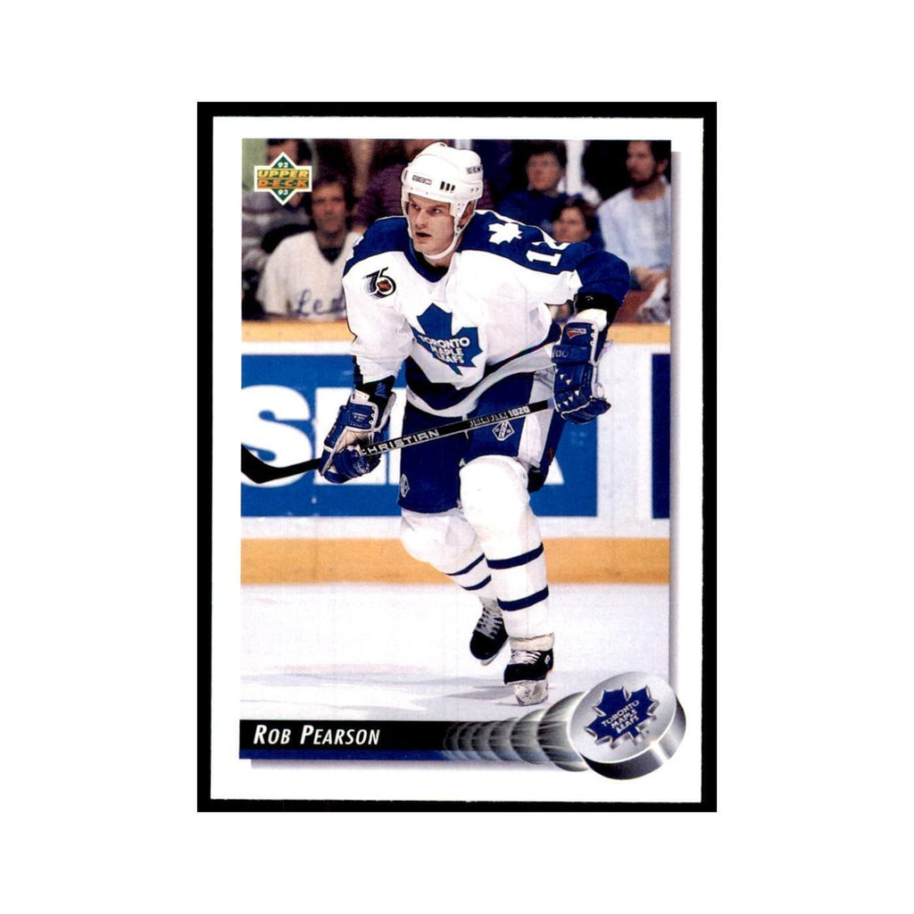 1992 Upper Deck Rob Pearson Hockey Cards #318
