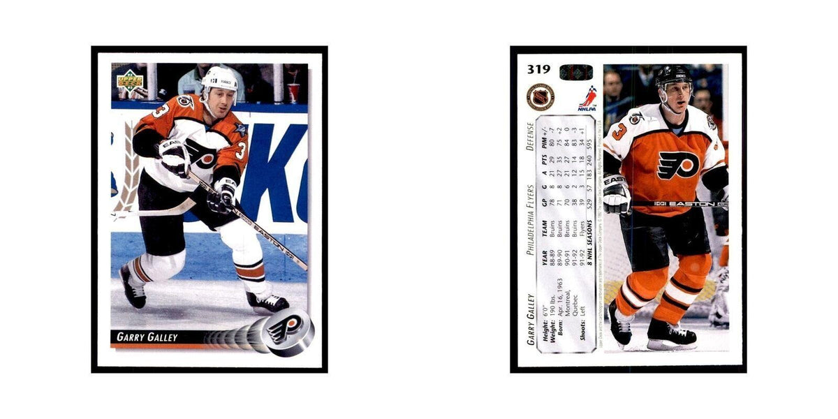 1992 Upper Deck Garry Galley Hockey Cards #319