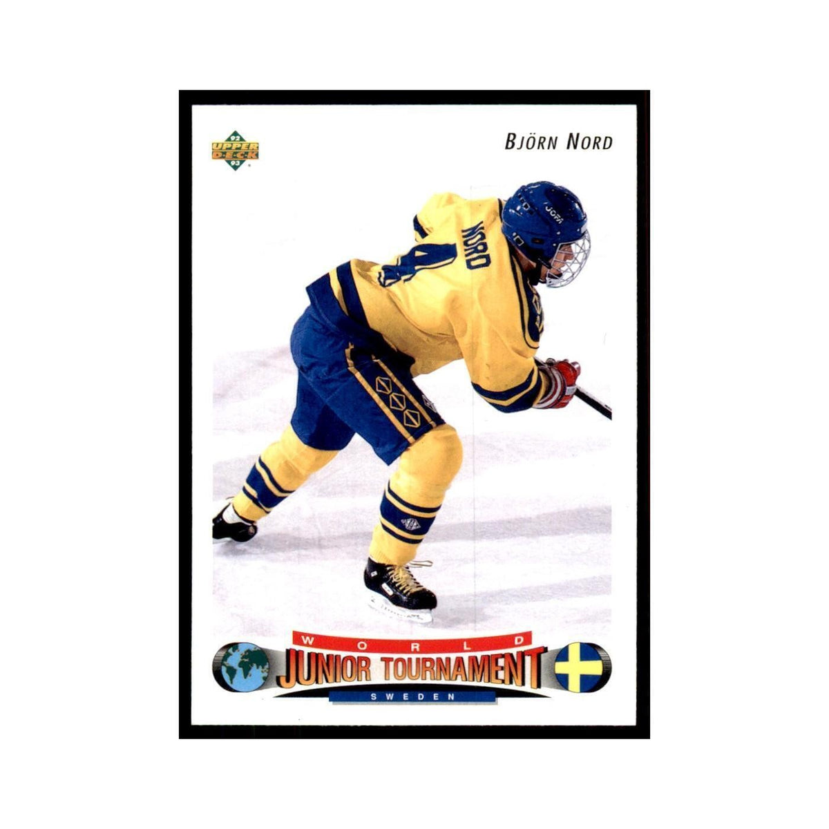 1992 Upper Deck Bjorn Nord Hockey Cards #231