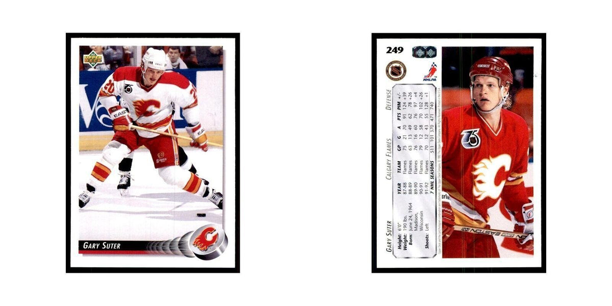 1992 Upper Deck Gary Suter Hockey Cards #249