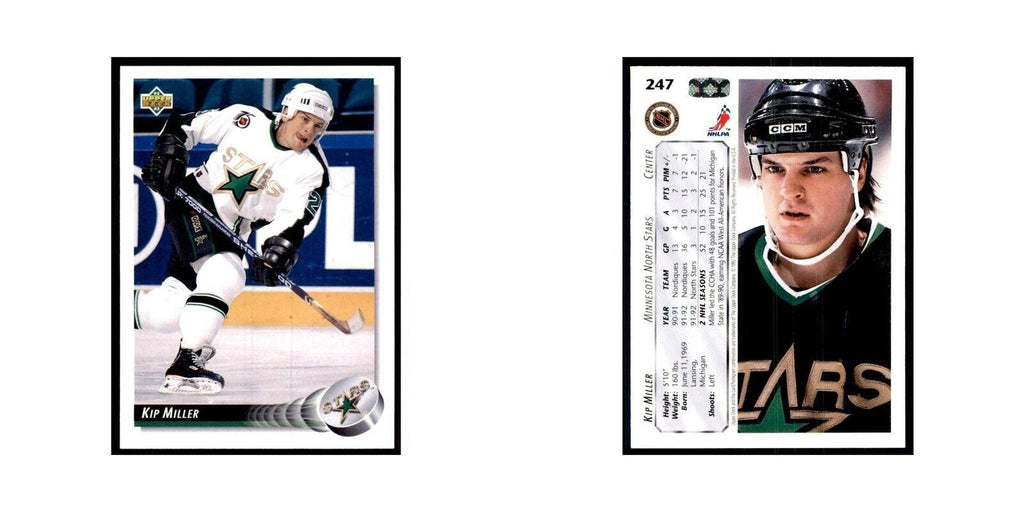 1992 Upper Deck Kip Miller Hockey Cards #247