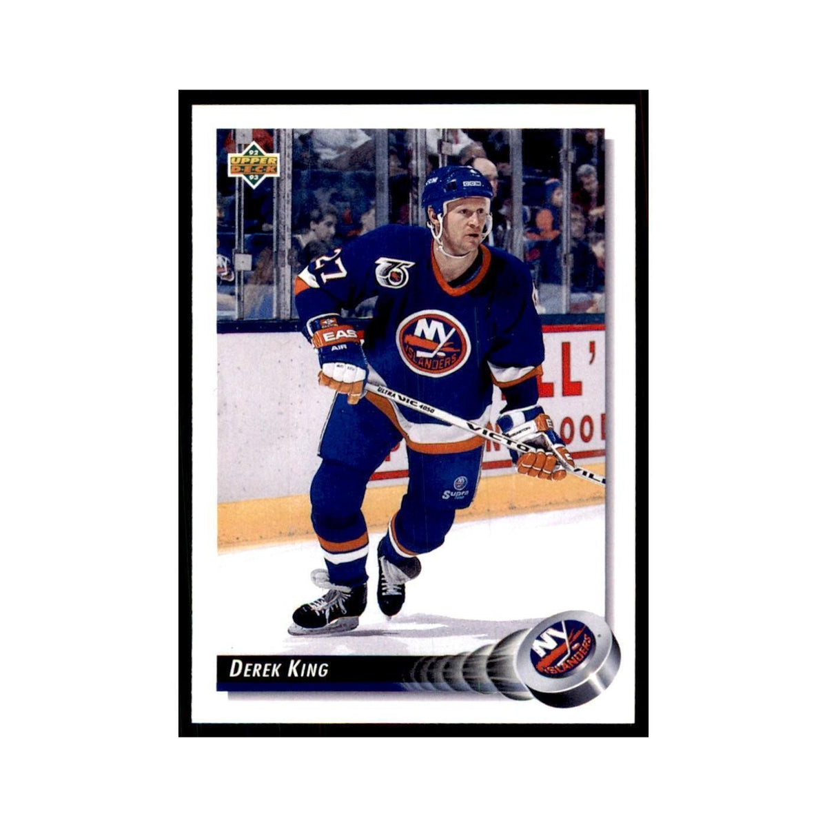 1992 Upper Deck Derek King Hockey Cards #191