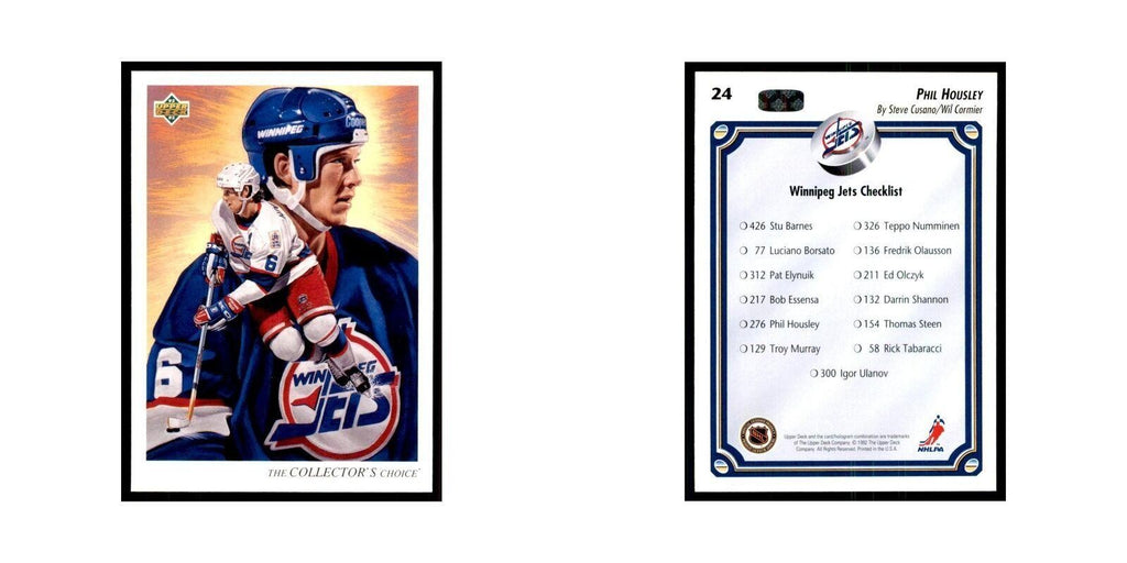 1992 Upper Deck Phil Housley Hockey Cards #24