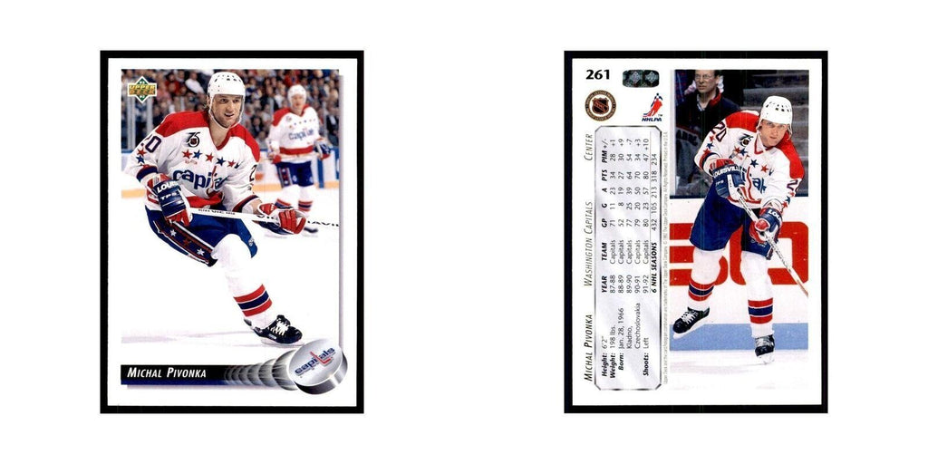 1992 Upper Deck Michal Pivonka Hockey Cards #261