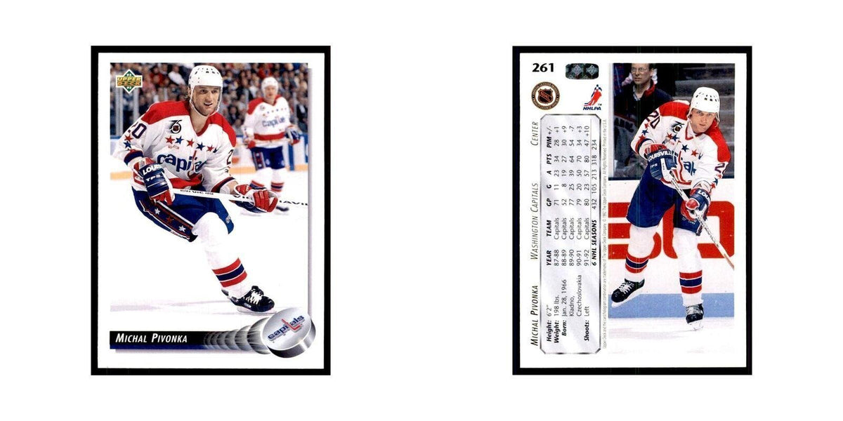1992 Upper Deck Michal Pivonka Hockey Cards #261