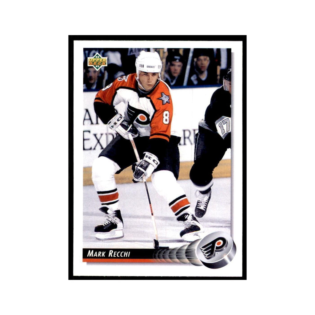 1992 Upper Deck Mark Recchi Hockey Cards #327