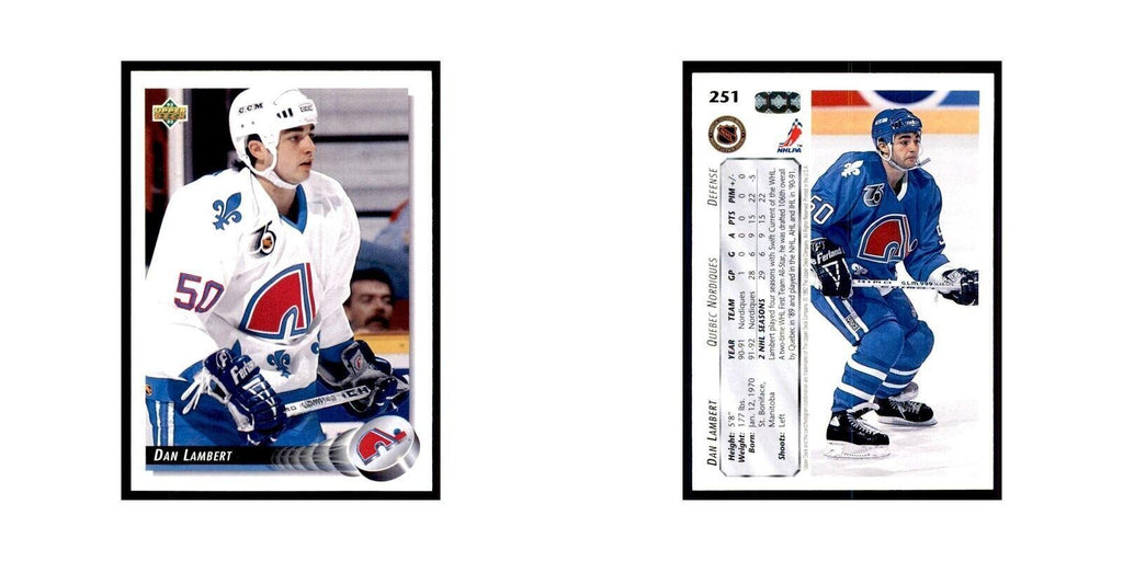 1992 Upper Deck Dan Lambert Hockey Cards #251