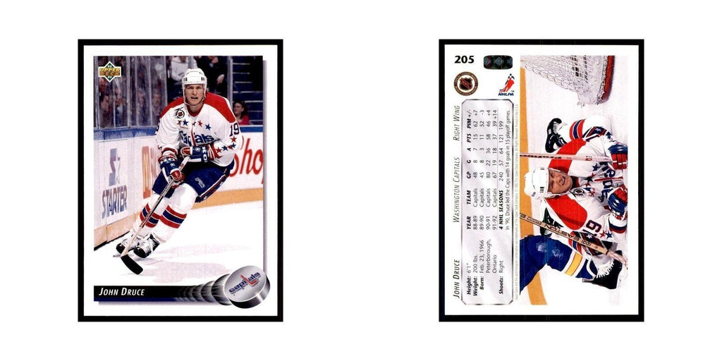 1992 Upper Deck John Druce Hockey Cards #205