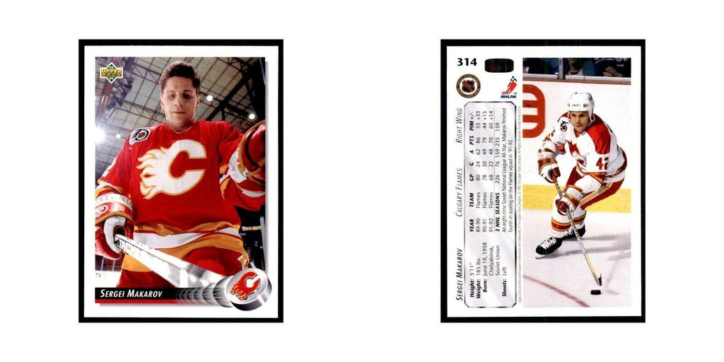 1992 Upper Deck Sergei Makarov Hockey Cards #314