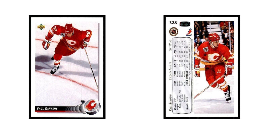 1992 Upper Deck Paul Ranheim Hockey Cards #328