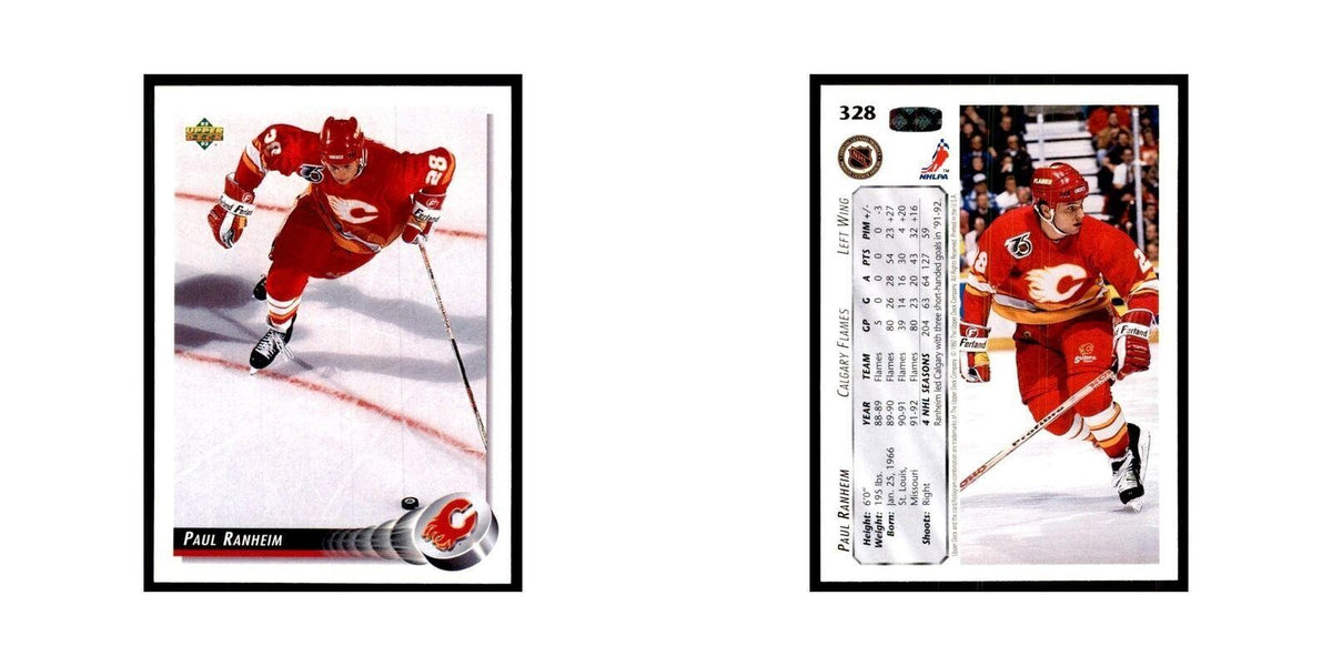1992 Upper Deck Paul Ranheim Hockey Cards #328