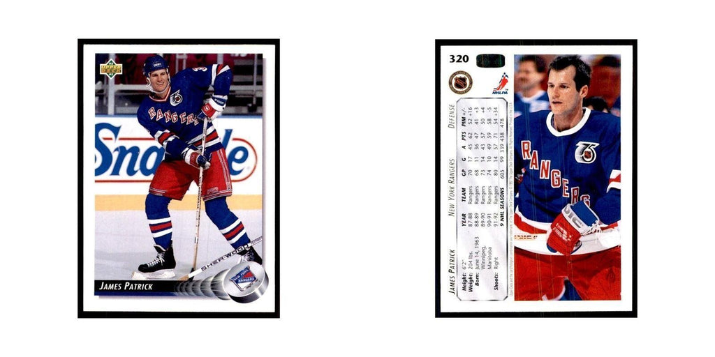 1992 Upper Deck James Patrick Hockey Cards #320