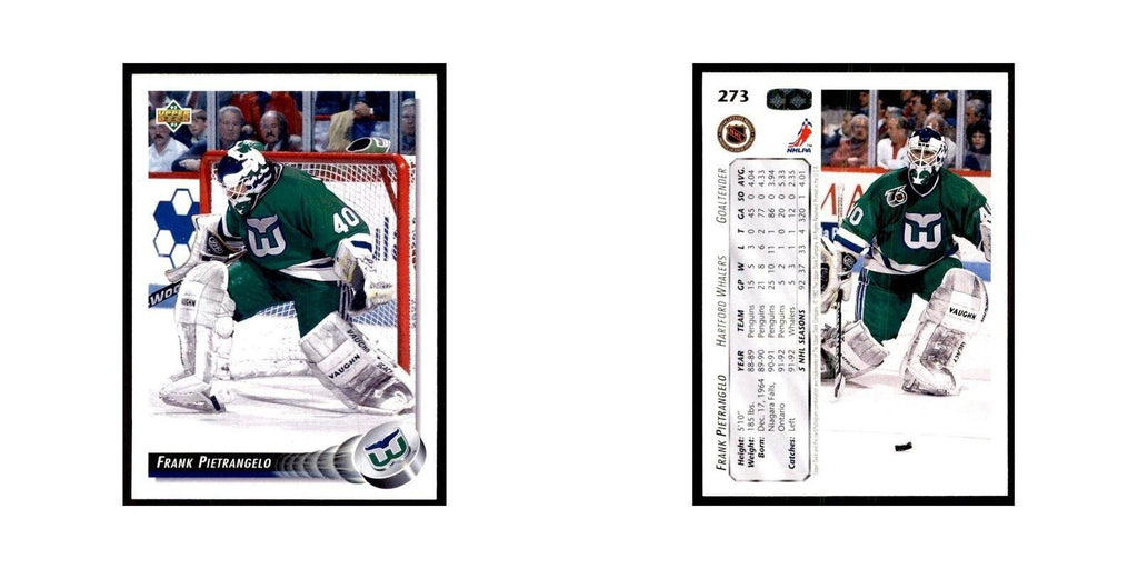 1992 Upper Deck Frank Pietrangelo Hockey Cards #273