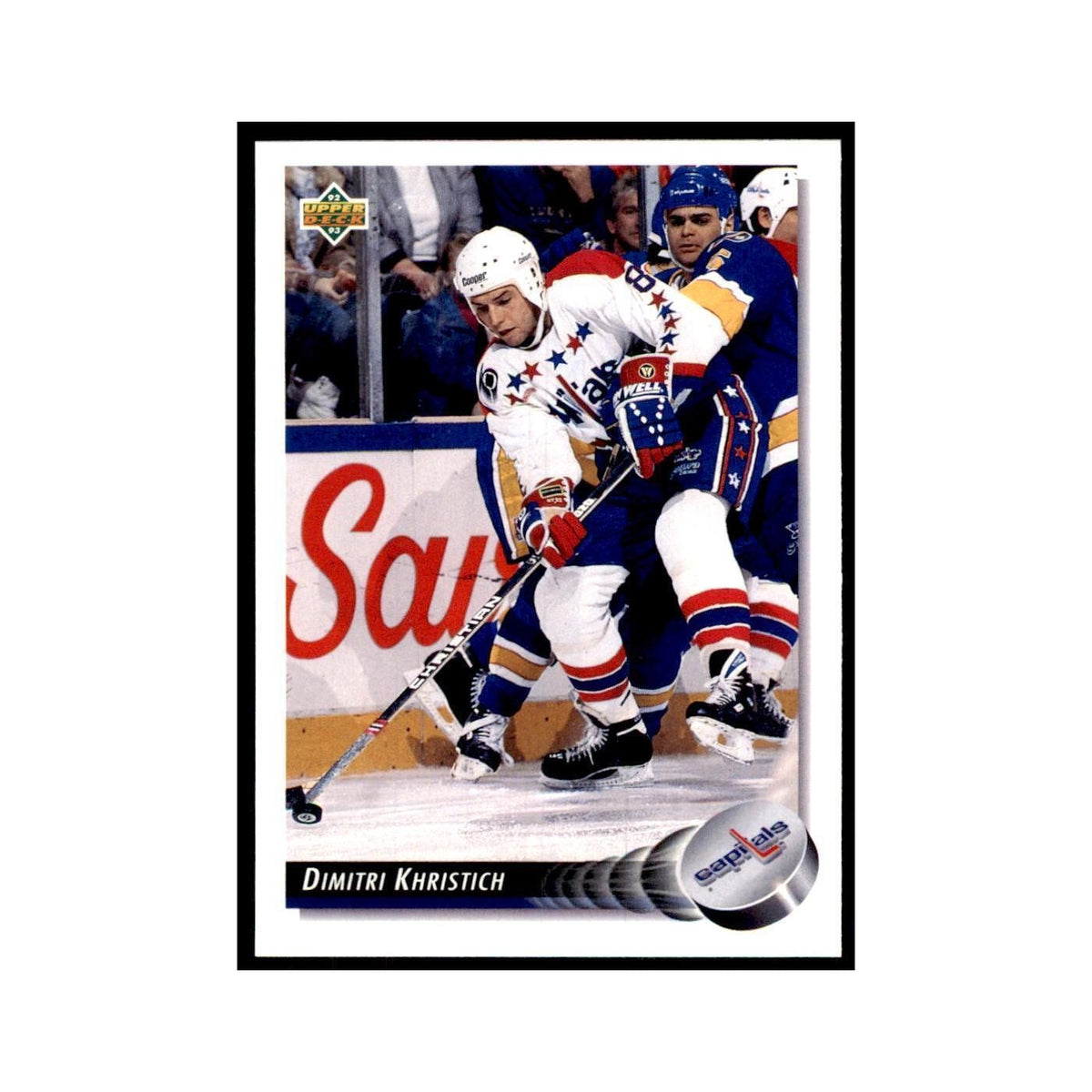1992 Upper Deck Dmitri Khristich Hockey Cards #219