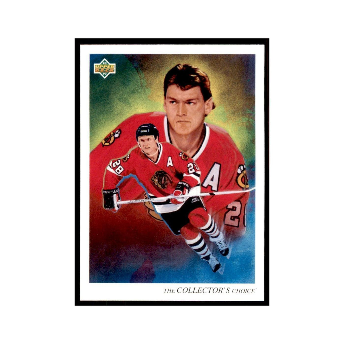 1992 Upper Deck Steve Larmer Hockey Cards #4