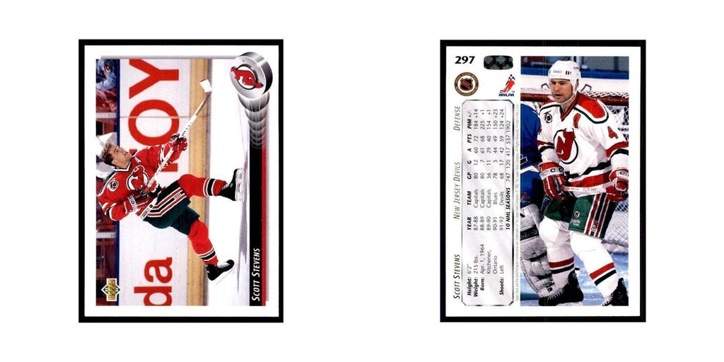 1992 Upper Deck Scott Stevens Hockey Cards #297