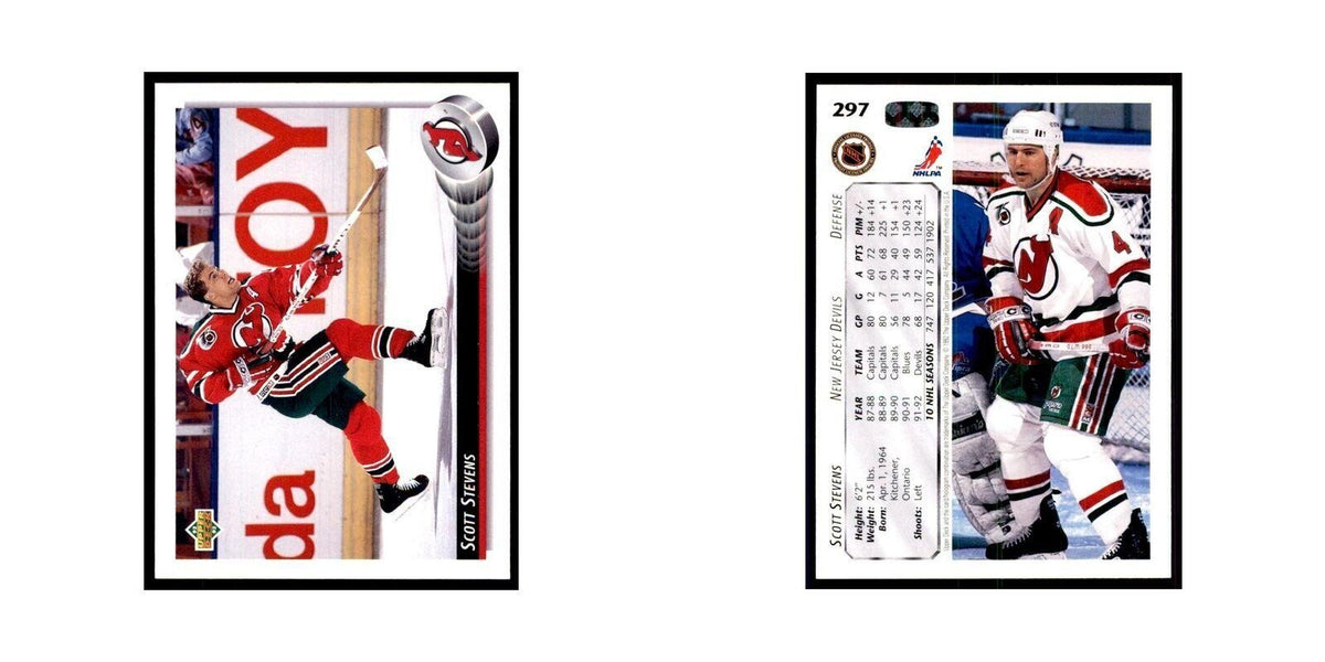 1992 Upper Deck Scott Stevens Hockey Cards #297