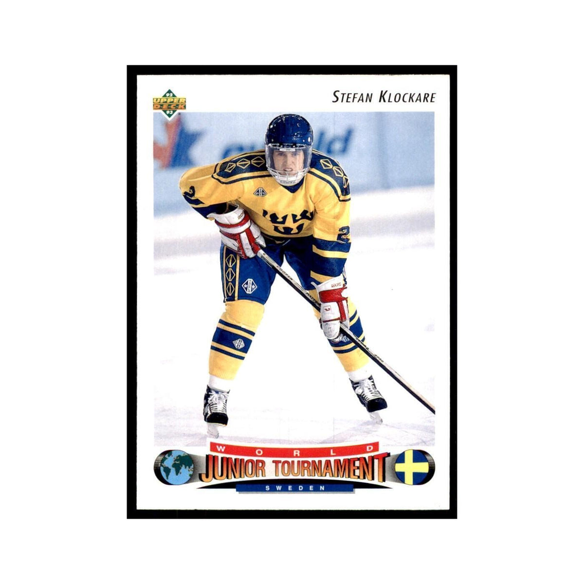 1992 Upper Deck Stefan Klockare Hockey Cards #224