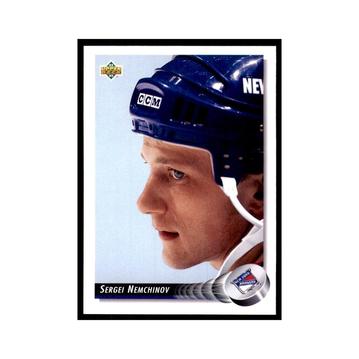 1992 Upper Deck Sergei Nemchinov Hockey Cards #298