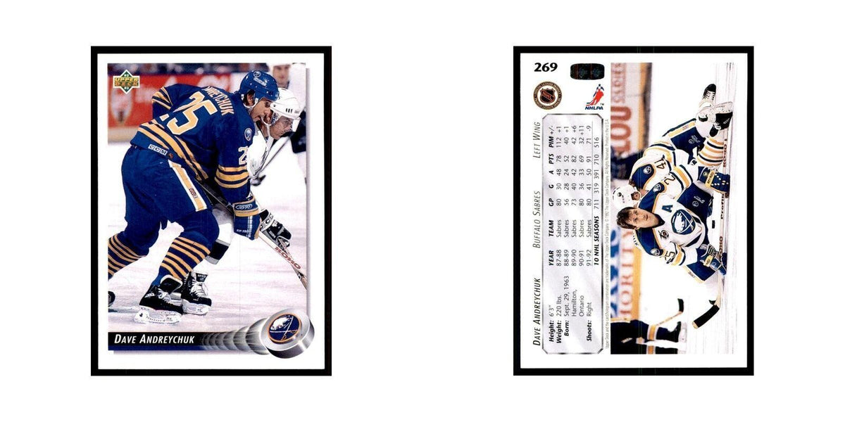 1992 Upper Deck Dave Andreychuk Hockey Cards #269