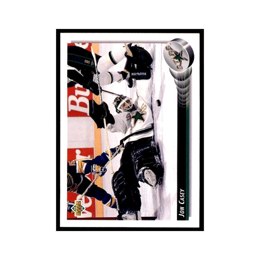 1992 Upper Deck Jon Casey Hockey Cards #190