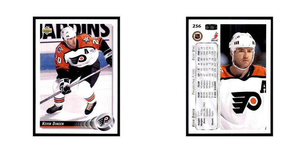1992 Upper Deck Kevin Dineen Hockey Cards #256