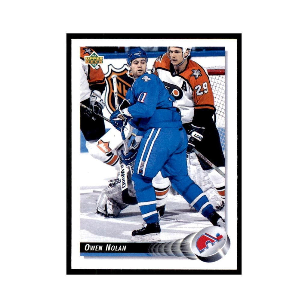 1992 Upper Deck Owen Nolan Hockey Cards #321