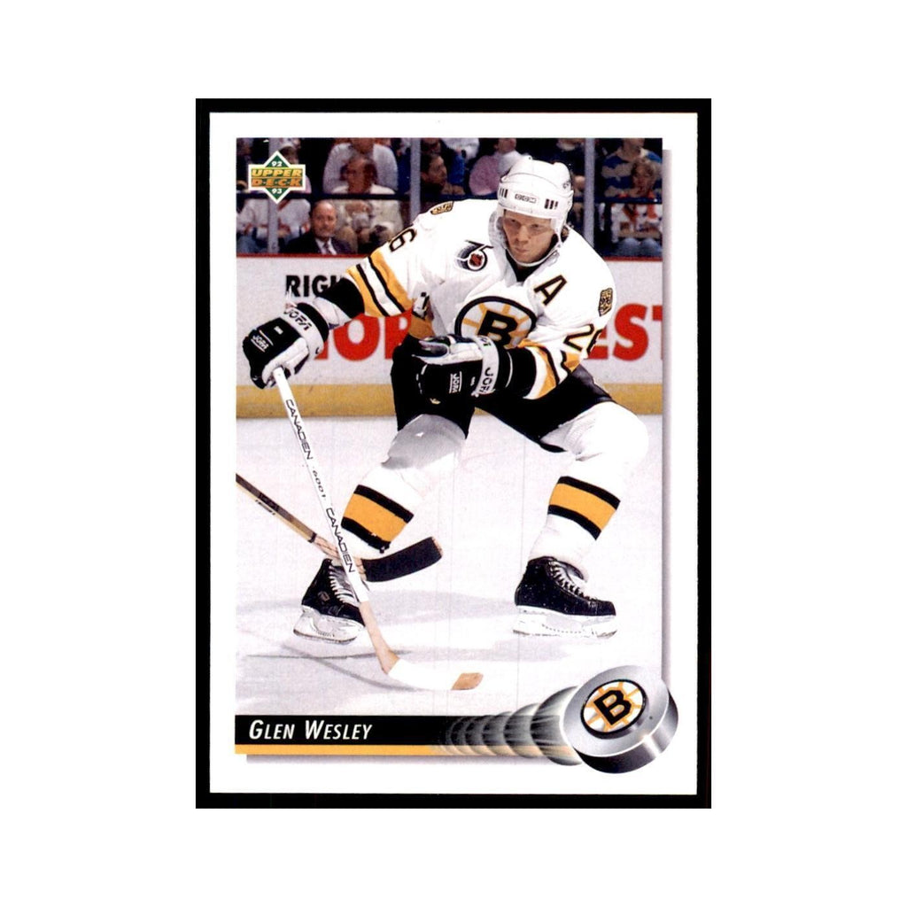 1992 Upper Deck Glen Wesley Hockey Cards #244