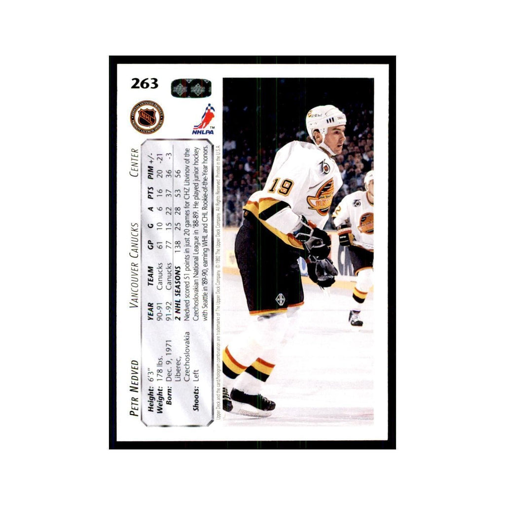 1992 Upper Deck Petr Nedved Hockey Cards #263